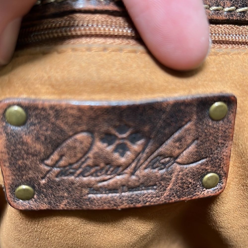 Patricia Nash Leather Cross Body Bag - Picture 6 of 12